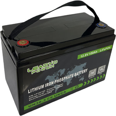 kaufen Wieder aufladbare tiefe Zyklus-Batterien BMS-Lithium-Ionen-Batterie-12v 100Ah LiFePO4 mit Bluetooth für Marinesoldaten u. RV on-line-Fertigung