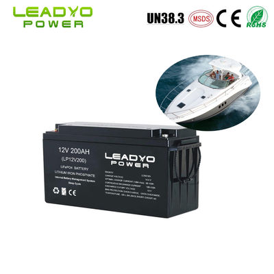 Wieder aufladbare Zyklus-Batterien Marine Batterys 12V 200Ah LiFePO4 Ion des Lithiums IP66 tiefe mit intelligentem App
