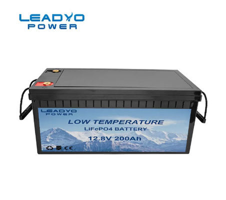 kaufen Wieder aufladbare Batterien der niedrige Temperatur-Lithiumion-RV-Anhänger-Batterie-12V 200Ah LiFePO4 mit selbst-erhitzender Funktion on-line-Fertigung