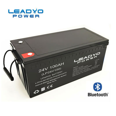 kaufen Intelligente tiefe Batterien Lithiumion-Marine Batterys 24v 100Ah Zyklus-Lifepo4 für Boots-Yachten mit Bluetooth on-line-Fertigung