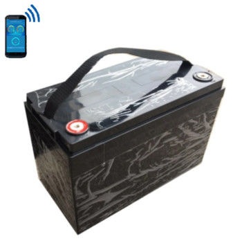 kaufen Wiederaufladbare Lithium-Eisen-Marinebatterie 12V 120Ah LiFePO4 Deep Cycle-Batterien mit intelligentem BMS on-line-Fertigung