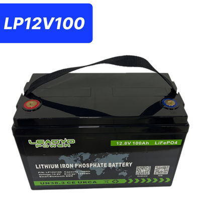 12V 100Ah 12,8V LiFePO4 Lithiumbatterie mit Bluetooth Gruppe 31 Größe