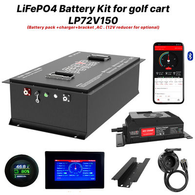 kaufen 72V 150Ah 76.8V LiFePO4 Golfkarrenbatterie Umbaukasten 5 Jahre Garantie on-line-Fertigung