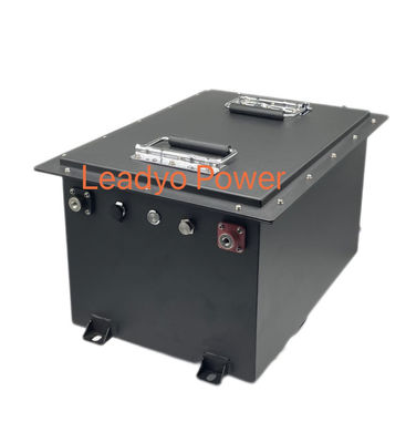 Hohe gegenwärtige Lithium-Golfmobil-Batterie 48V 100Ah 200A LiFePO4 mit LCD-Anzeige