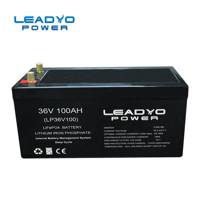 Guter Preis Wasserdichte wieder aufladbare Zyklus-Batterien Marine Batterys 36V 100Ah LiFePO4 Ion des Lithiums IP66 tiefe mit Bluetooth Online