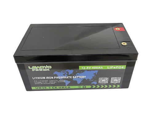 Smart Bluetooth 12.8V LiFePO4 Batterie 12V 400Ah Wiederaufladbare Batterien für Campingwagen