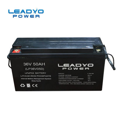 Kundengebundenes 36 Lithium Ion Battery der Volt-Gabelstapler-Batterie-50Ah LFP 480X170X240mm