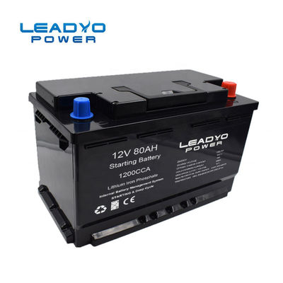 Guter Preis Lifepo4 12 kalte ankurbelnde Ampere Batterie Volt-Lithium-Ion Car Battery Light Weights 80ah 1200 Online