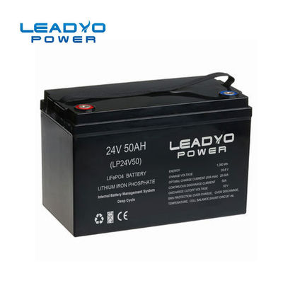 Intelligenter des Boden-LiFePO4 Leichtgewichtler Reinigungs-Maschinen-der Batterie-24V 50Ah